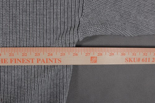Outerknown Cardigan Mens Sz M/L Gray Knit Organic Cotton Alpaca Blend - Picture 9 of 11