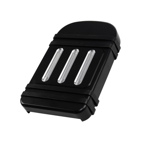 Cubierta de pastillas de pedal de freno negra apta para Harley Touring Electra Glide Ultra 12-16 FLD - Imagen 7 de 9