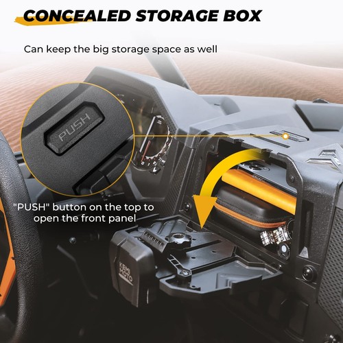 Soporte para dispositivo tableta electrónica Kemimoto para Polaris RZR XP 1000 turbo 2019-2023 - Imagen 4 de 15