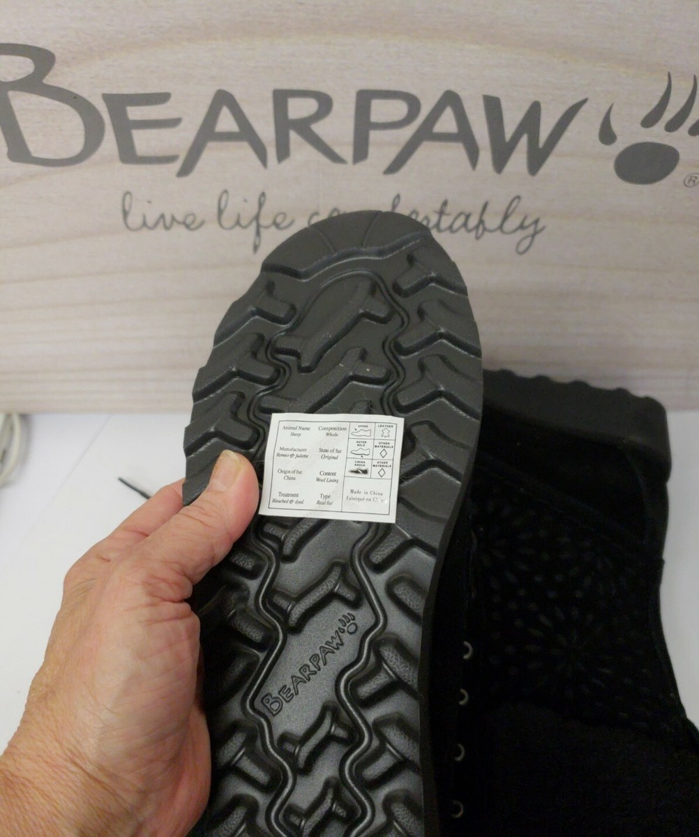 BEARPAW boots KYLIE Suede leather NeverWet Wedge heeled CHOOSE SIZE COLOR New