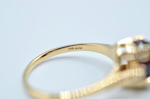 14k Gold, Diamond And Pink Tourmaline Ring. - Picture 8 of 8