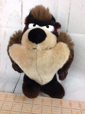 Vintage Taz Stuffed Plush 1971 Mighty Star Looney Tunes Tasmanian Devil 10 inch