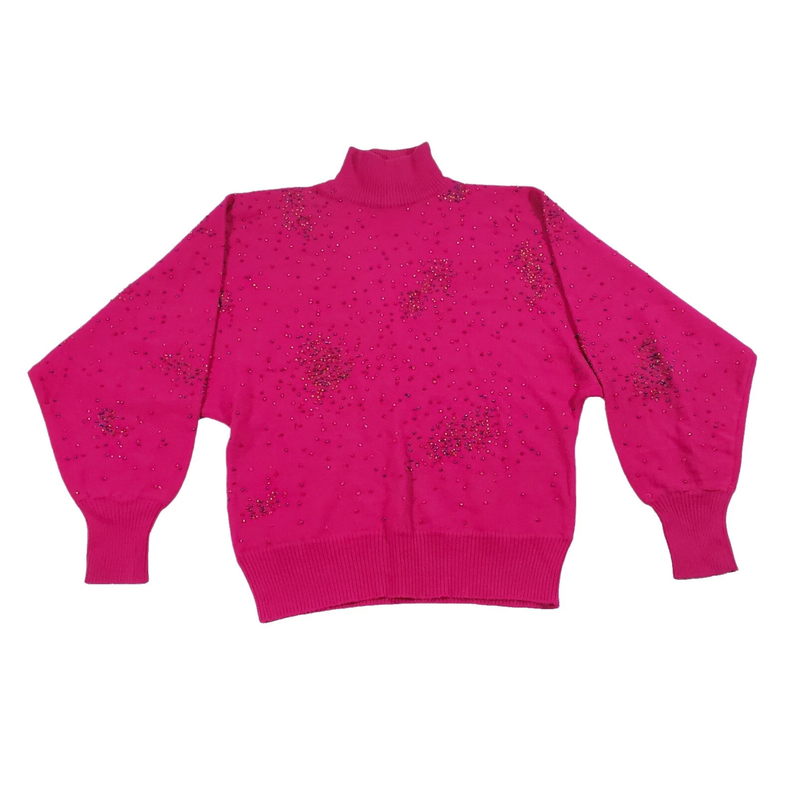 Lambswool Beaded 1980s Vintage Sweaters for Women