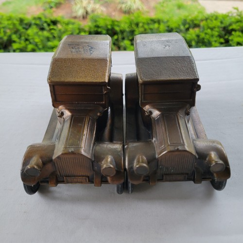 Set of 2 Vintage Metal 1917 Pierce Arrow Model Car Coin Banks - Collectible Auto - Picture 6 of 13