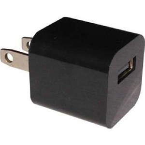 4XEM-4XUSB1ACHARGERB-Black-USB-Wall-Charger-5-W-Output-Power-5-V-DC