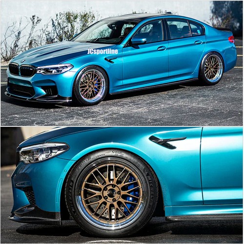 Carbon Fiber Side Skirts Door Lip Trim For BMW G30 540i M Sport F90 M5 2018-2021 - Bild 3 von 12