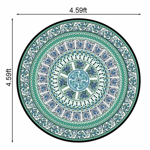 Hippie Mandala Beach Throw Towel Round Boho Mat Tapestry Wall Hanging Decor US - Picture 8 of 12