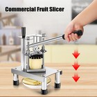 French Fry Cutter Potato Cutter Slicer Stainless Steel Commercial Us