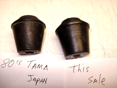 (3) pieds embouts caoutchouc filetés 10,5 mm. jambe de grosse caisse fl tom. SANS MARQUE. convient à Tama - Photo 3/7