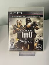 Army of Two: The Devils Cartel (PlayStation 3) With Manual - Tested & Working !