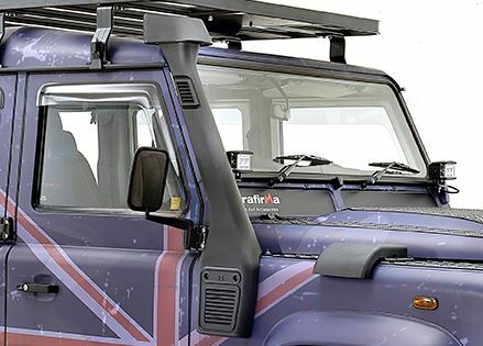 TERRAFIRMA SNORKEL TF1038 RAISED AIR INTAKE FITS DEFENDER 300 TDI TD5 PUMA - Picture 2 of 4