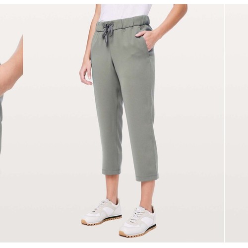 Lululemon On The Fly crop 23”, Gray Sage, Size 4 - Bild 2 von 8