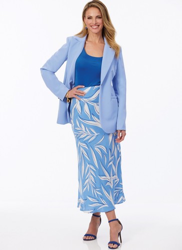 Butterick Sewing Pattern 6933 Misses 18-26 Jacket Pull on Skirt & Wide Leg Pants - Picture 5 of 10