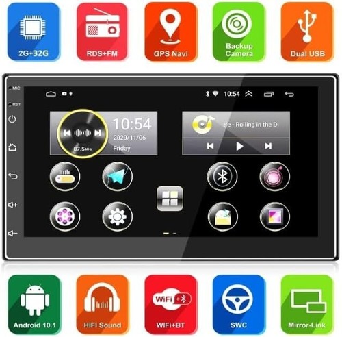 PER ALFA ROMEO Giulietta CARTABLET AUTORADIO ANDROID 13 2GB+32GB WI-FI CARPLAY - Foto 4 di 6