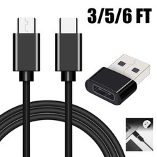 Fit Google Pixel 8 7 6 Pro 8a 7a 6a 5 4 3 Fast Type C to USB C Cable Adapter Lot