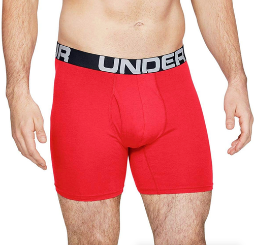 Under Armour Q17411 Multicolor Cotton 6" Boxerjock 3Pack Men's Underwear Size XL - Picture 2 of 6
