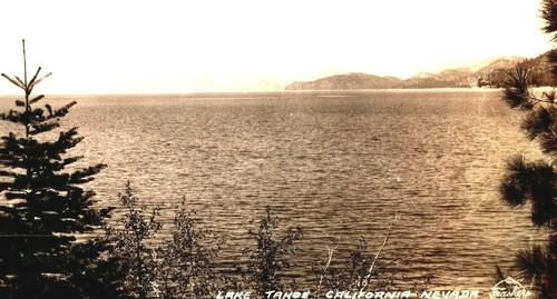 Lake Tahoe Ca. 1920 RPPC Frasher's Fotos Real Photo Postcard (A15)