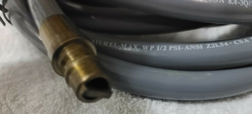 12 Feet Natural Hose With Quick Connect/Disconnect Propane Assembly (New) - Picture 5 of 7
