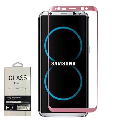 Samsung Galaxy S8 Plus Full cover 3D TEMPERED GLASS Screen Protector - Picture 8 of 9