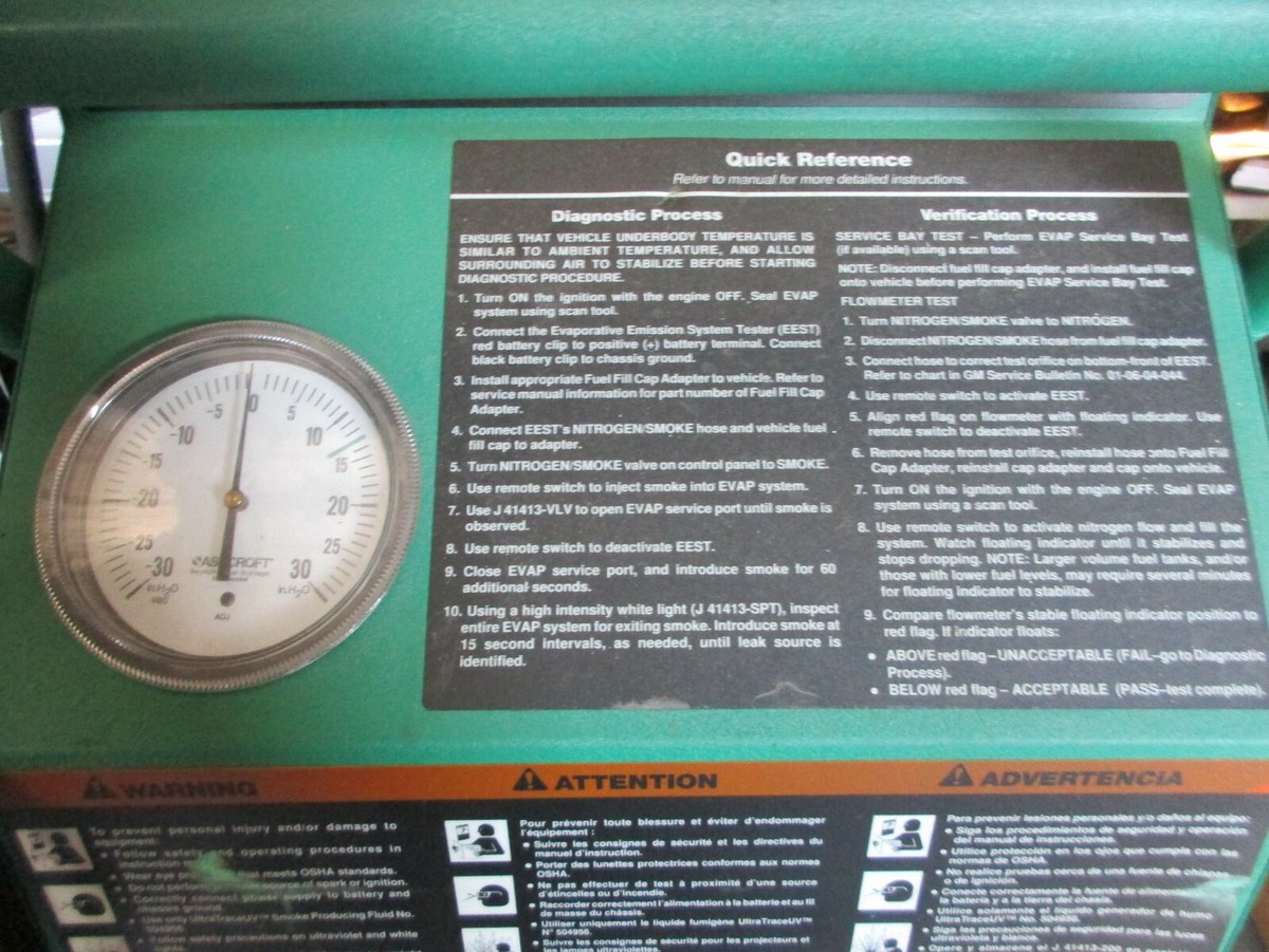 KENT MOORE J-41413-200 EVAP EVAPORATIVE EMISSION SYSTEM KENT MOORE J-41413-200 EVAP EVAPORATIVE EMISSION SYSTEM
