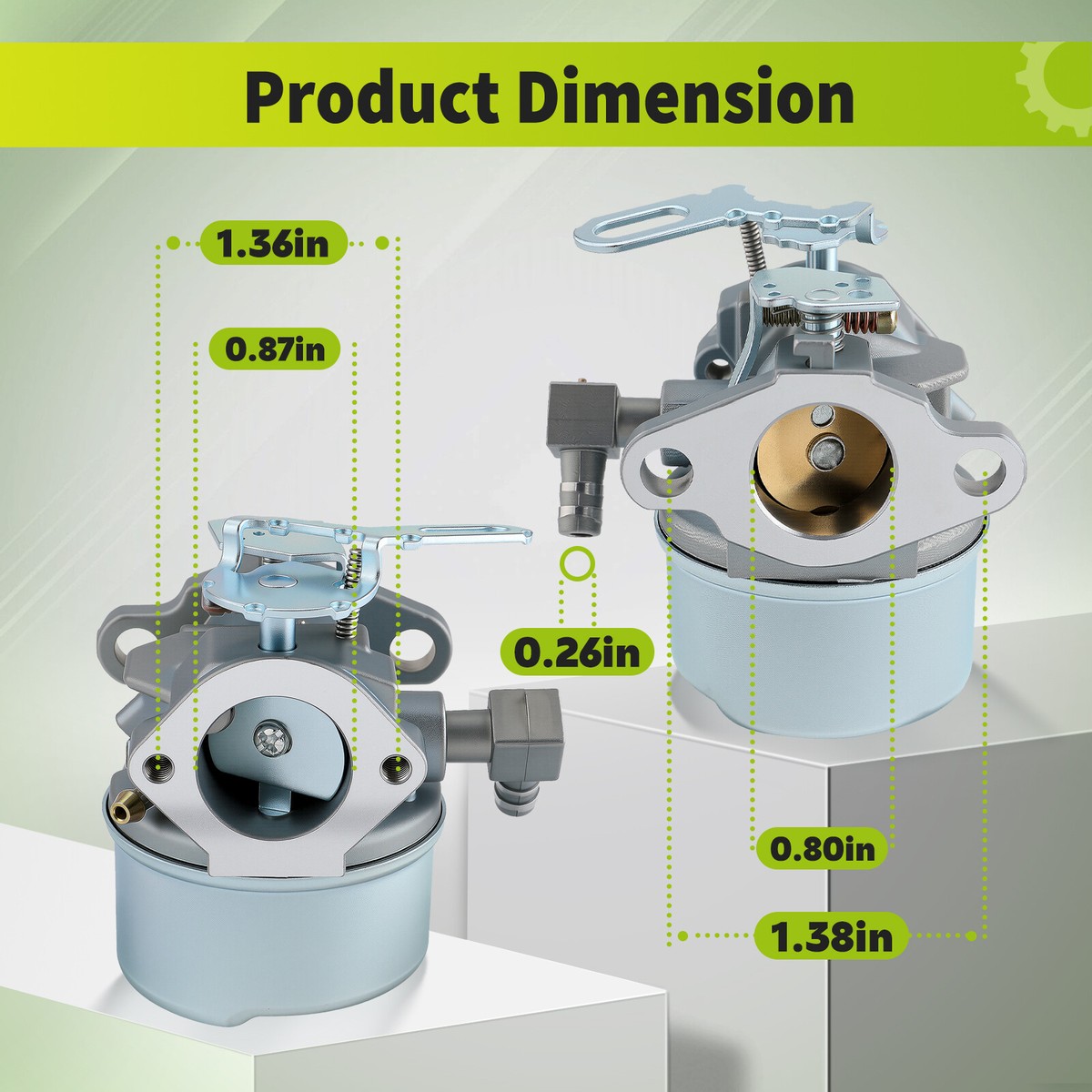 For 5.0 HP Tecumseh powered 22