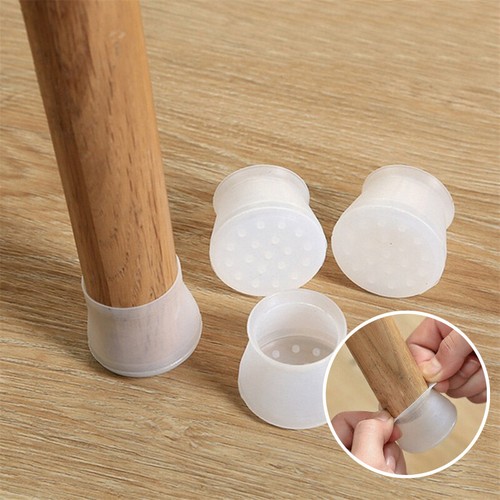 16X Tappo Piedini Sedia Silicone Rotondo Copri Piedini Mobili Protezioni Pavimento Antiscivolo - Foto 2 di 18