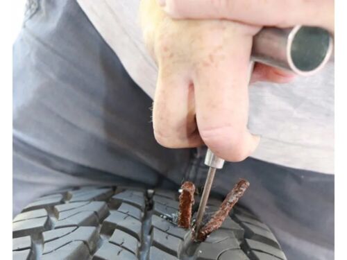 Kit Ripara Foratura Gomme Rapido per Auto Moto Riparazione Pneumatici Tubeless - Foto 2 di 3