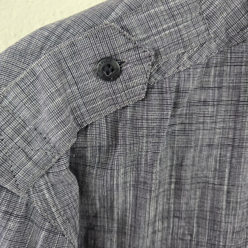 Surplus Brand Men's Button Down Shirt Sz L Roll Tab Sleeves Gray Office Casual - Picture 6 of 9