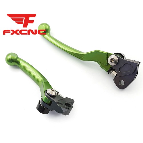 FXCNC For KLR650 08-18 2009 2010 2011 2012 2013 14 3D Pivot Clutch Brake Levers - Picture 4 of 9