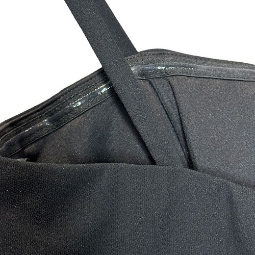 Mono negro para mujer Dessy Collection crepé sin mangas totalmente forrado 10 nuevo con etiquetas - Imagen 7 de 11