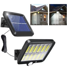 Solar Street 1200000lm LED Light Security Flood Lamp Motion Sensor Outdoor Wall