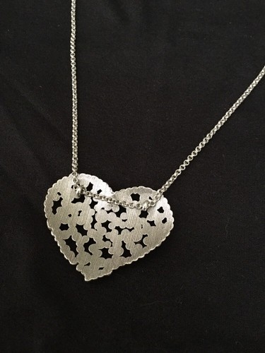 BRIGHTON Crystal Palace Heart Silver Crystal Necklace - Picture 7 of 7