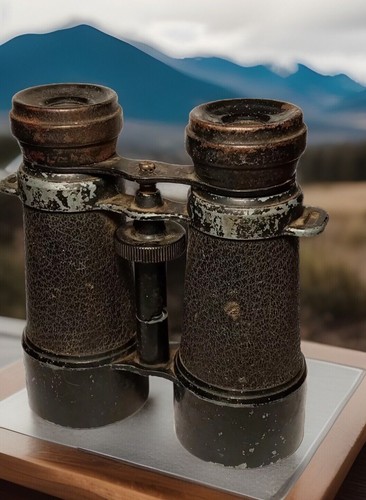 Antikes maritimes schwarzes Monokular Fernglas Anfang 20. Jahrhundert - Bild 1 von 4