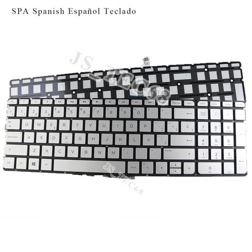 Latin Spanish Keyboard For HP 15-au000 15-as000 15-as100 15t-as000 15-as102ns - Picture 2 of 7