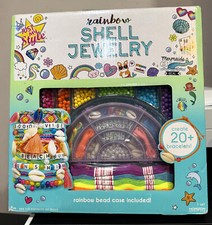 Just My Style Rainbow Shell Jewelry Bracelet and Bead Craft Kit NEW IN BOX!!