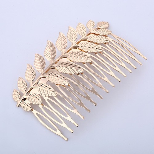 Pettine per capelli donna foglia boho forcine sposa matrimonio scivoli per capelli accessori per capelli - Foto 13 di 15