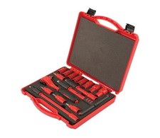 Laser 6148 VDE Insulated Socket Set 3/8 Drive 16 Pieces VDE Ratchet Sockets