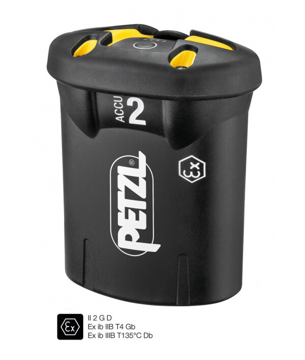 Batterie Petzl ATEX ACCU 2 DUO Z1 pour éclairer les espaces confinés