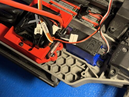 Supporto ESC, Traxxas Hoss, Hobbywing MAX8, MAX10, VXL-4S, Castle, interruttore/hardware - Foto 19 di 24