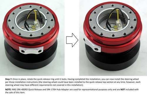 Black 6061-T6 Aluminum Spacer for NRG SRK-400 Series Short Thin Quick Releases - Bild 13 von 14