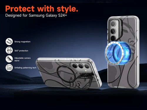 Suritch Military Grade Protection Case for Samsung Galaxy S24 Plus with Magnetic - Picture 44 of 60