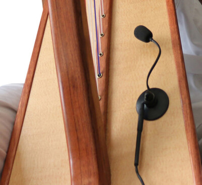 The Feather Triple Strung Harp Mic by Myers Pickups