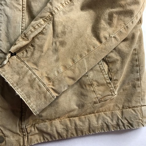 GH Bass Barn Jacket Uomo Med Marrone Casual Chore Trucker Field Coat Trapuntato Foderato - Foto 17 di 19