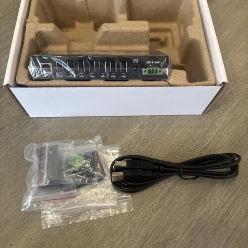 Tripp Lite 7-Port Rugged Industrial USB 2.0 Hi-Speed Hub w/ 15KV ESD Immunity