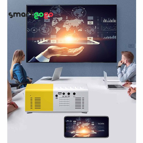 Mini Tragbarer YG300 Multimedia Projektor Full HD 1080P Heimkino USB BSG - Bild 9 von 20