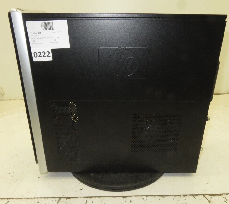 HP Pavilion A6554F Desktop Computer Intel Core 2 Quad !6600 1GB Ram No HDD - Image 3 of 4