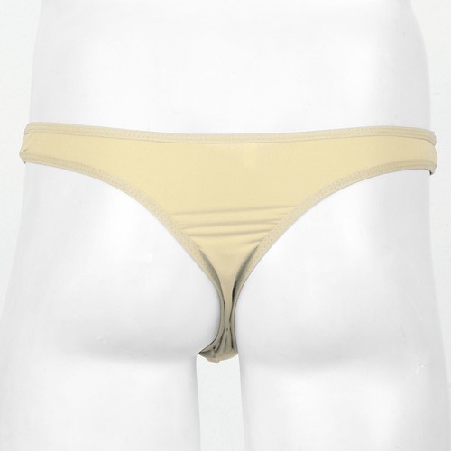 Men's Silky Bikini Briefs Breathable Bulge Pouch Underwear Thong G-string - Bild 37 von 43