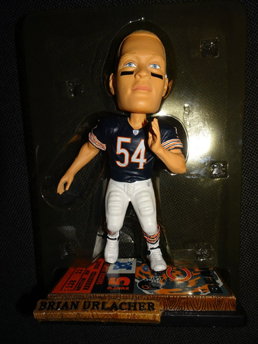 Brian Urlacher Chicago Bears NFL Legends of The Field Bobblehead Low # 950/5004 - Picture 5 of 5