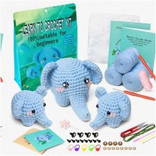 CrochetCraft: Elephant Mother and Baby Starter Kit - Step-by-Step Video Tutorial