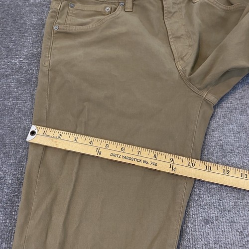 CITIZENS OF HUMANITY Pants Mens 32x30 Brown Gage Classic Slim Chino 5-Pocket USA - Picture 9 of 15